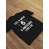 imageThis is What 6 ampamp Awesome Looks Like Six Year Old Birthday Youth Kids TShirtCalifornia Blue