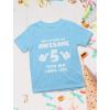 imageTstars Awesome 5 Year Old 5th Birthday Shirt Gifts for Girls Boys Toddler KidsCalifornia Blue