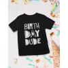 imageTstars Birthday Dude Boy Shirt Gifts for Boys 2nd 3rd 4th 5th Toddler Kids ShirtsBlack