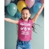 imageWhat an Awesome 6 Year Old Looks Like 6th Birthday Kids Girls Fitted TShirtWow Pink