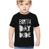imageTstars Birthday Dude Boy Shirt Gifts for Boys 2nd 3rd 4th 5th Toddler Kids ShirtsBlack