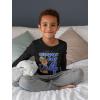image4th Birthday Boy Chase Shirt Gifts for Boys 4 Years Old Bday Party Paw Patrol Toddler Kids Long Sleeve TShirtBlack