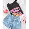 image4th Birthday Girl Shirt Paw Patrol Skye 4 Years Old Toddler Girls Kids Longsleeve ShirtBlack