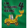 image4th Birthday Shirt Bulldozer Tractor Construction Party Toddler Kids TShirt XSmall Green