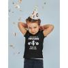 imageAwesome 4 Year Old 4th Birthday Shirt Gifts for Girls Boys Toddler Kids TShirtBlack
