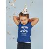 imageAwesome 4 Year Old 4th Birthday Shirt Gifts for Girls Boys Toddler Kids TShirtBlue
