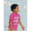 imageAwesome 4 Year Old 4th Birthday Shirt Gifts for Girls Boys Toddler Kids TShirtPink