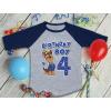 imageMarshall 4th Birthday Boy Shirt 4 Year Old Paw Patrol 34 Sleeve Baseball Jersey Toddler TShirtChase R 4th  Blue