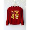 imageRubble Bulldozer Digging Being 4 Construction Paw Patrol 4th Birthday Toddler Kids Long Sleeve TShirtRed
