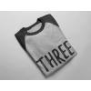 imageTstars 3rd Birthday Gift for 3 Year Old Child 34 Sleeve Baseball Jersey Toddler ShirtDark Gray