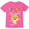 imageBaby Shark Toddler Birthday Shirt Birthday Boy Girl Shirt Toddler Kids TShirtPink