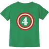imageCaptain 4th Birthday Shirt Boy Girl 4 Year Old Gifts Toddler Kids TShirtGreen