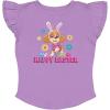 imageMighty Pup Skye 3rd 4th Birthday Girl Shirt Paw Patrol 3 4 Year Old Toddler Kids Girls Third Fourth Ruffle Sleeve TShirtEaster Ruffle  Lavender