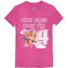 imageNickelodeon Paw Patrol Skye Birthday Girl 4th Birthday Gift Toddler Girls Shirt Time FliesWow Pink