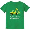 imageTstars  5th Birthday Tractor Construction Party Toddler Kids TShirtGreen