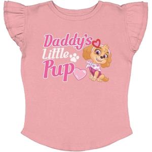imageMighty Pup Skye 3rd 4th Birthday Girl Shirt Paw Patrol 3 4 Year Old Toddler Kids Girls Third Fourth Ruffle Sleeve TShirtDaddy Ruffle  Mauvelous