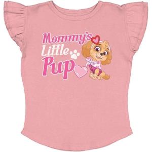 imageMighty Pup Skye 3rd 4th Birthday Girl Shirt Paw Patrol 3 4 Year Old Toddler Kids Girls Third Fourth Ruffle Sleeve TShirtMommy Ruffle  Mauvelous