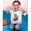 image2nd Birthday Shirt Boy Gifts for 2 Year Old Boys Number Two Toddler Kids TShirtWhite