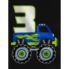 image3rd Birthday Gift for Boys 3 Year Old Boy Truck Birthday Toddler Kids TShirtNavy