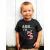 imageARR Im 3 Pirate 3rd Birthday Shirt Boy Three Years Old Toddler Kids TShirtRed