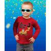 imageBulldozer 3rd Birthday Shirt Boy Im Digging Being 3 Long Sleeve Kids TShirtRed