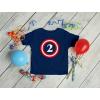 imageCaptain 2nd Birthday Shirt Boy Girl 2 Year Old Gifts Toddler Kids TShirtNavy