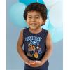 imageChase Birthday Boy Shirt Gifts for Boys 2nd 3rd 4th 5th Paw Patrol Tank Top Summer Toddler Unisex Sleeveless ShirtDenim