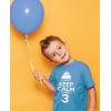 imageI Cant Keep Calm Im 3 3rd Birthday Shirt Boy Girl Three Years Old Kids TShirtCalifornia Blue