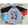 imagePaw Patrol Chase Boys 2nd Birthday 34 Sleeve Baseball Jersey Toddler ShirtBlue