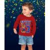 imagePup Chase 3rd Birthday Boy Shirt Gifts for 3 Years Old Boys Paw Patrol Toddler Kids Long Sleeve TShirtRed