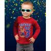 imagePup Chase 3rd Birthday Boy Shirt Gifts for 3 Years Old Boys Paw Patrol Toddler Kids Long Sleeve TShirtRed