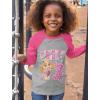 imageSkye 3 Birthday Girl Shirt Three Year Old Paw Patrol 34 Sleeve Baseball Jersey Toddler Kids Girls TShirtPink
