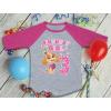 imageSkye 3 Birthday Girl Shirt Three Year Old Paw Patrol 34 Sleeve Baseball Jersey Toddler Kids Girls TShirtPink