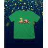 imageTractor Number 3 Shirt 3rd Birthday Construction Party Boys Infant and Toddler Kids TShirtGreen