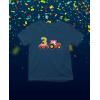 imageTractor Number 3 Shirt 3rd Birthday Construction Party Boys Infant and Toddler Kids TShirtNavy