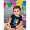 imageTstars Baby Shark Shirt Gift for Infant 1st Birthday Girl Boy Outfit Newborn Baby OnsieNavy