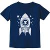 imageSpace Rocket 3rd Birthday Shirt Boy Girl 3 Year Old Infant Toddler Kids TShirtNavy