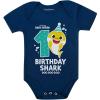 imageTstars Baby Shark Shirt Gift for Infant 1st Birthday Girl Boy Outfit Newborn Baby OnsieNavy