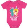 imageTstars Baby Shark Shirt Gift for Infant 1st Birthday Girl Boy Outfit Newborn Baby OnsieWow Pink