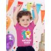 image1st Birthday Baby Shark Doo Doo Shirt Gift for One Year Old First Bday Toddler Kids TShirtPink