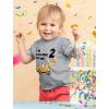imageConstruction 2nd Birthday Shirt Boy Im Digging Being 2 Kids Jersey TShirtGray