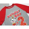 imagePaw Patrol 2nd Birthday Shirt Boy 2 Year Old Gifts Toddler Shirts for BoysRed Marshall Raglan
