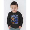imagePaw Patrol Chase 2nd Birthday Boy Shirt 2 Year Old Kids Long Sleeve TShirtBlack