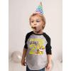 imagePaw Patrol Rubble Digging 3rd Birthday Shirt 3 Year Old Boy Toddler Kids TShirtDark Gray