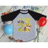 imagePaw Patrol Rubble Digging 3rd Birthday Shirt 3 Year Old Boy Toddler Kids TShirtDark Gray