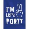 imageTeeStars  Im Two Lets Party Cute 2nd Birthday Gift Toddler Jersey TShirtWow Pink