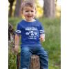 imageThis is What an Awesome 2 Year Old Looks Like 2nd Birthday Shirt Girls Boys Toddler Kids Jersey TShirtBlue