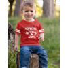 imageThis is What an Awesome 2 Year Old Looks Like 2nd Birthday Shirt Girls Boys Toddler Kids Jersey TShirtRed