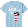 imageKids Arr Im 1 Pirate 1st Birthday outfit Boy One Year Old TShirtBaby Blue