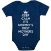 imageTstars Its Mommys First Mothers Day Baby Bodysuit New Mom Gift for Infant Boys ampamp Girls Newborn OutfitNavy